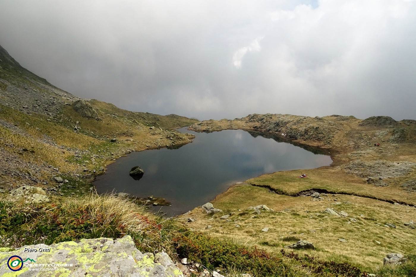 47 Lago sup. di Ponteranica dall'alto.JPG -                                